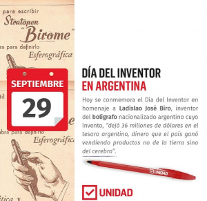 Resultado de imagen para día del inventor en argentina