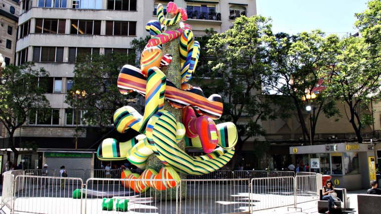 Un árbol especial en pleno centro porteño