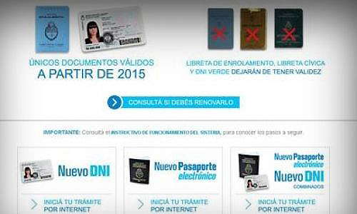 Ahora, el Pasaporte, por Internet