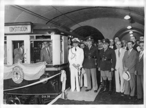 Inauguración de la estación BOEDO 16 de diciembre de 1944