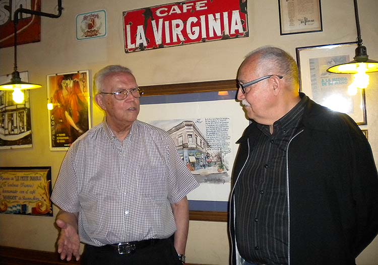 Baires Popular en la Trastienda “Maestro Carlos Caffarena”del Café Margot