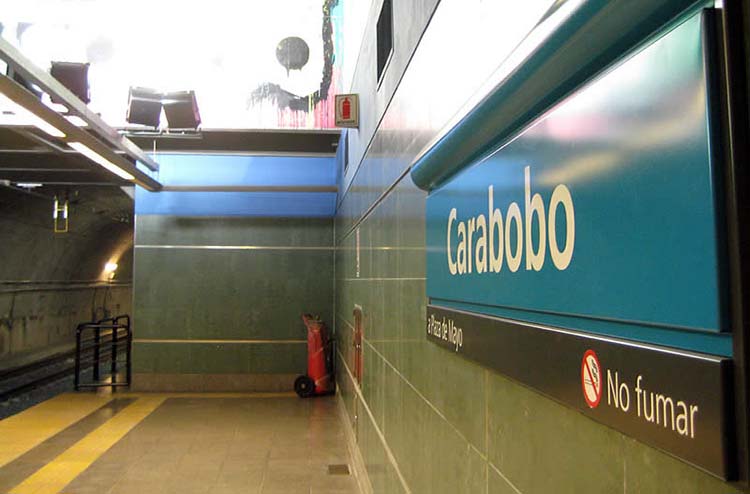 Intento de robo y tiroteo en la estación Carabobo