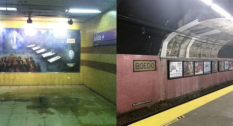 El abandono en línea E de subte, una pesadilla cotidiana