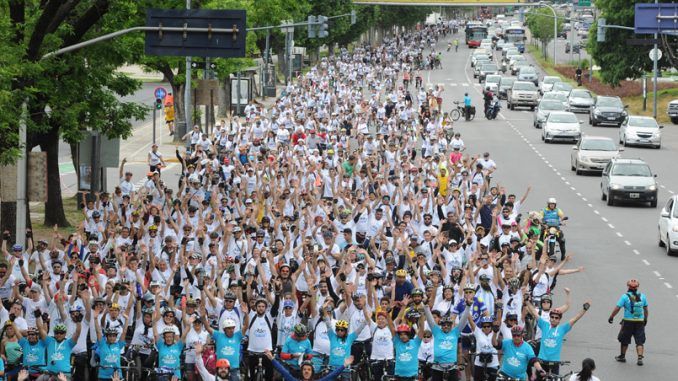 La bicicleteada del Banco Ciudad convoco a más de 4000 participantes