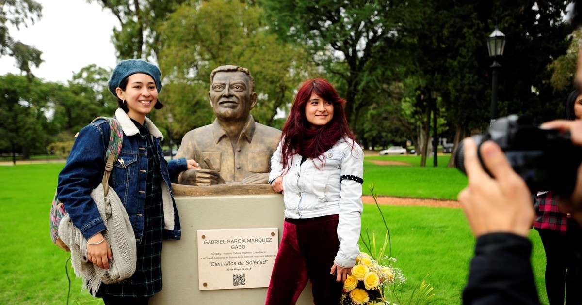 Homenaje a Gabriel García Márquez en la Ciudad de Buenos Aires.