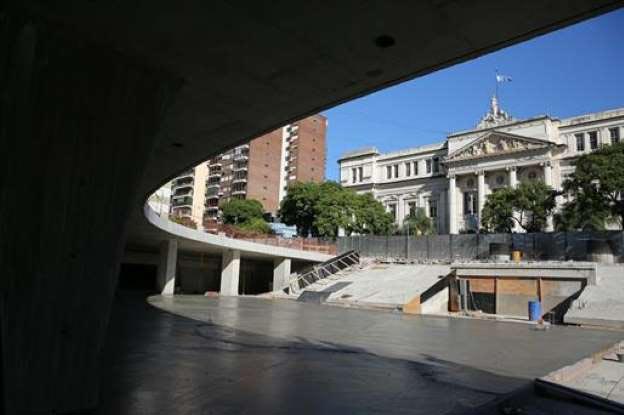 Terminaron las obras realizadas en la renovada Plaza Houssay