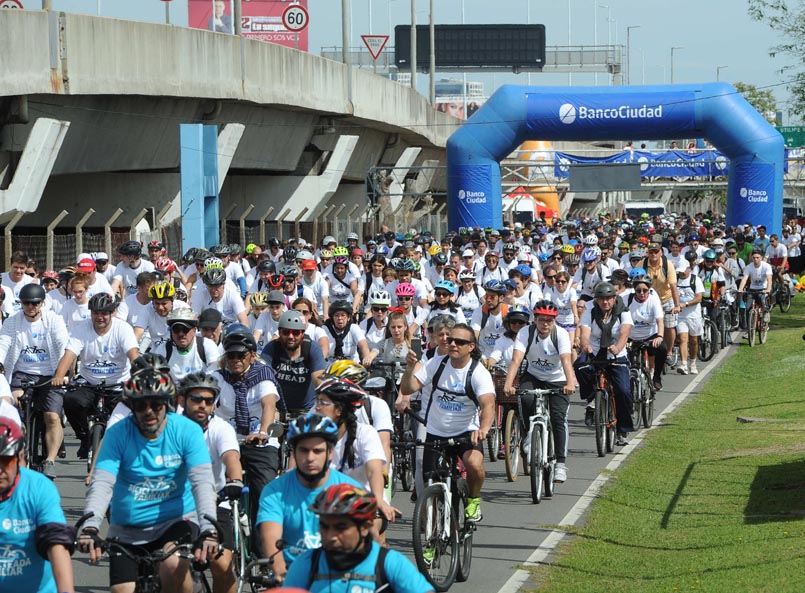 Banco Ciudad celebra 55.000 bicicletas en 50 cuotas sin interés