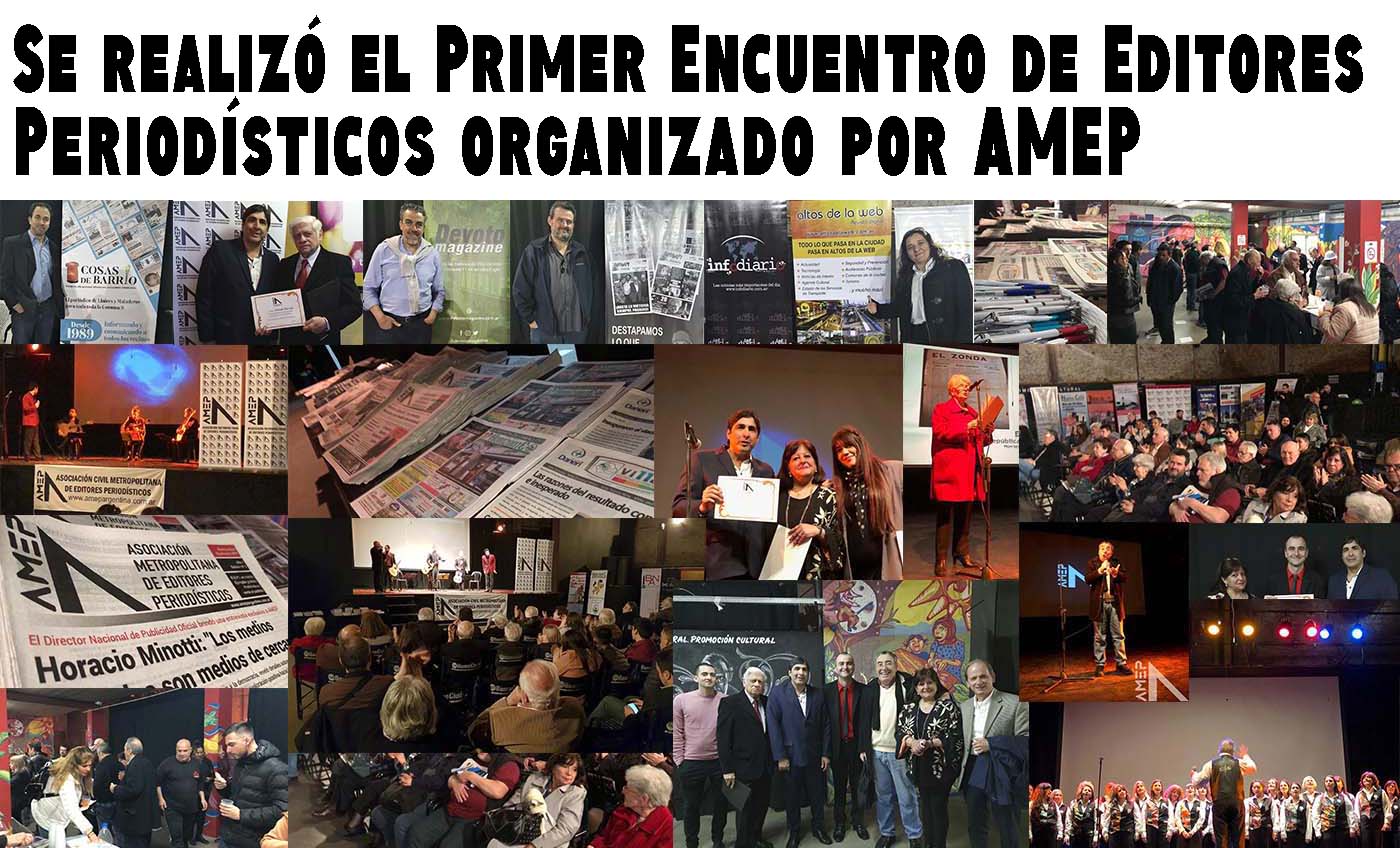 Se realizó el Primer Encuentro de Editores Periodísticos organizado por AMEP