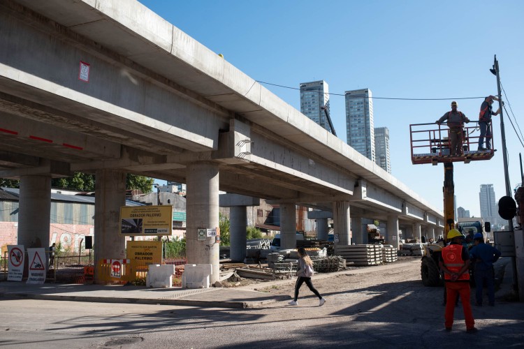 Se encuentra paralizada la obra del Viaducto San Martín