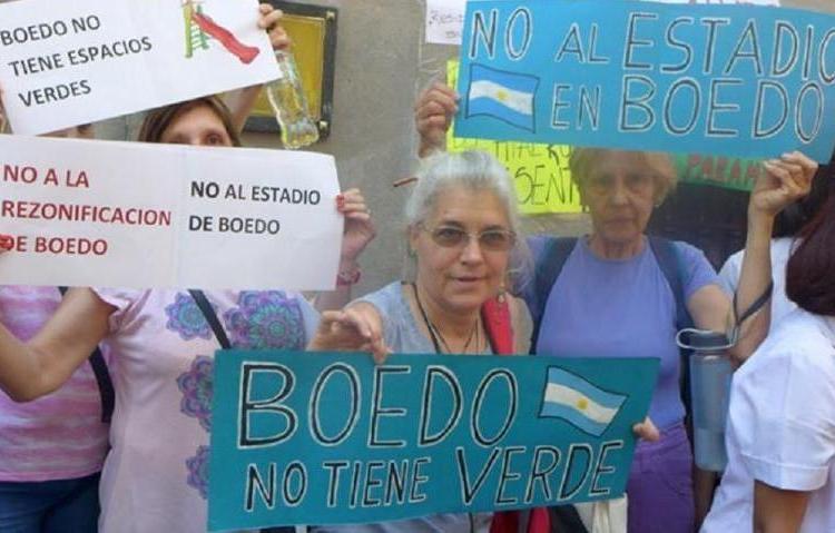 Vecinos de Boedo en contra de la construcción de un estadio