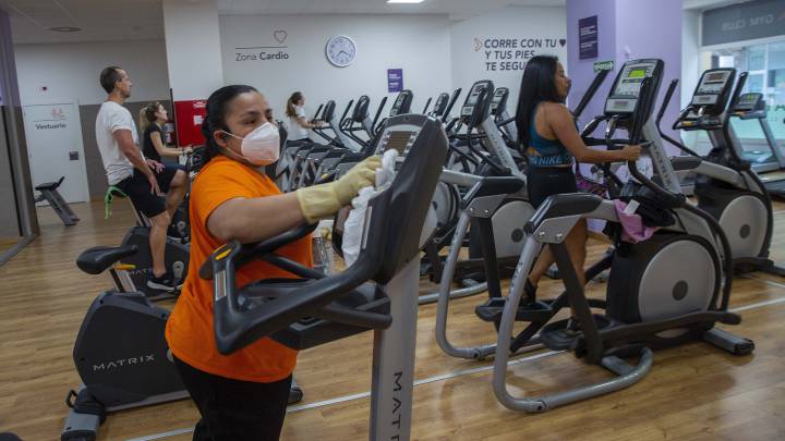 El 10% de los gimnasios del país cerraron por la pandemia