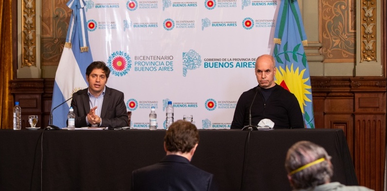 Larreta y Kicillof, definen cómo seguirá la cuarentena