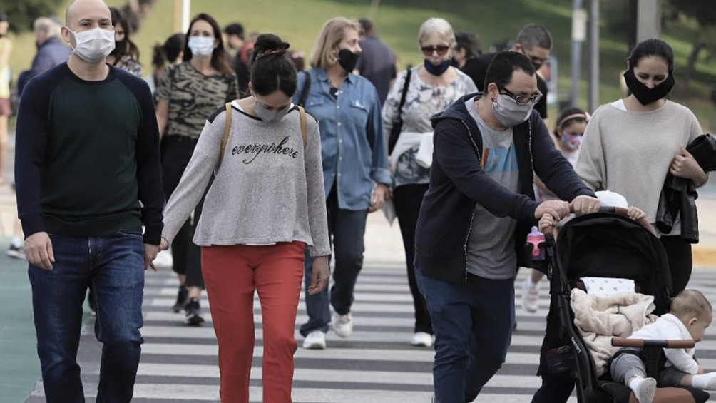 CABA: subió la curva de contagios de covid19