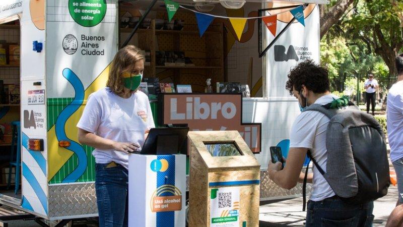 “Libro Móvil” en las Ferias porteñas