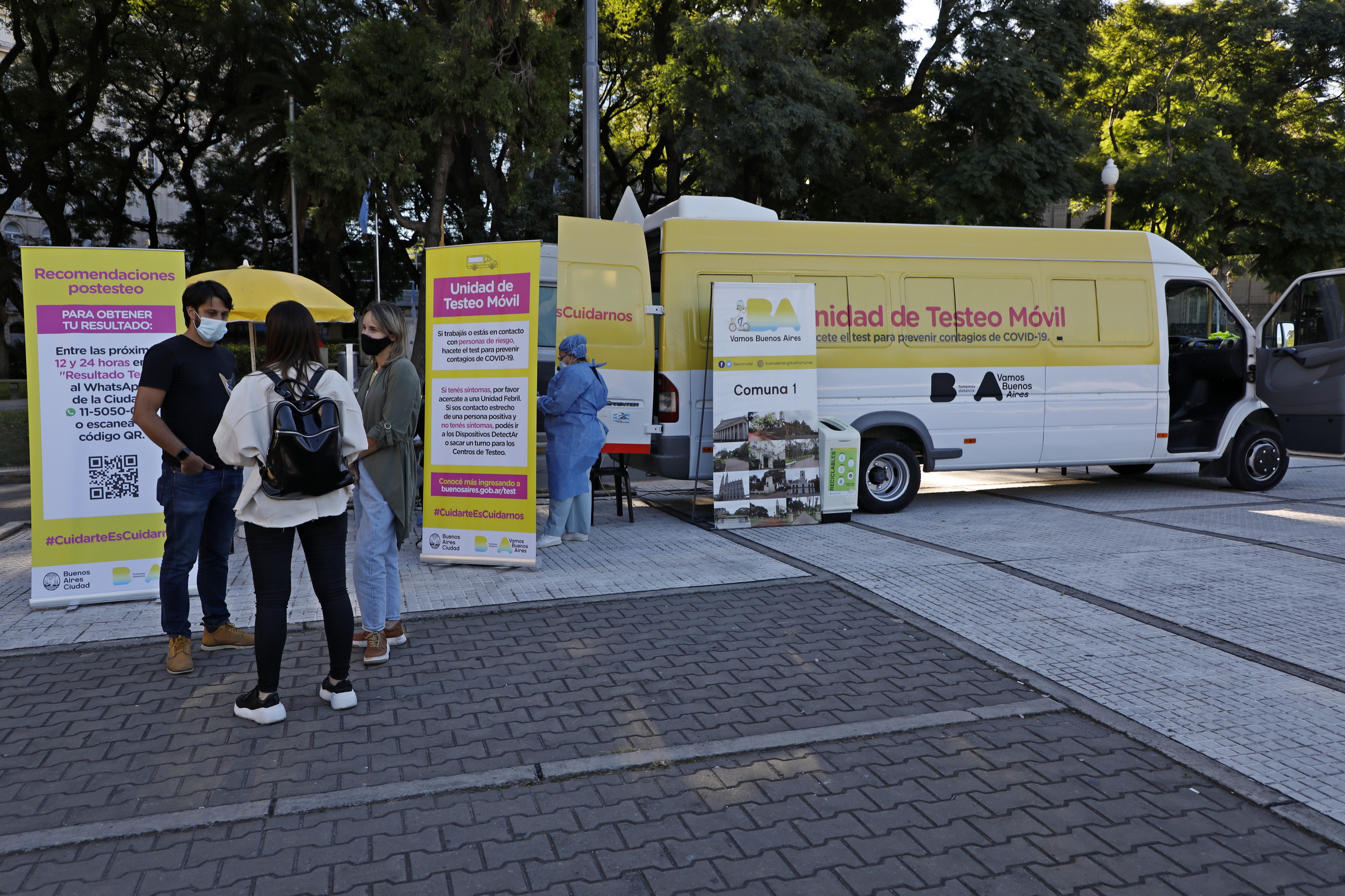 Unidades Móviles De Testeo Covid 19 de la Ciudad De Buenos Aires