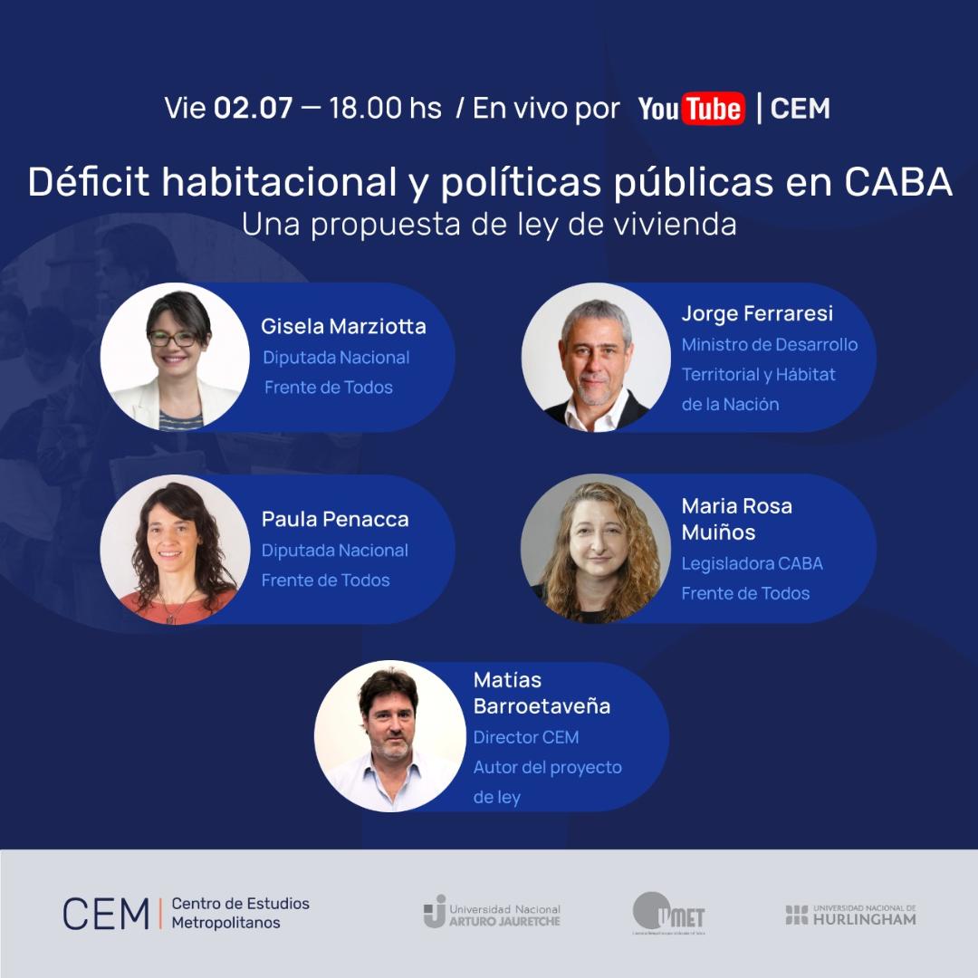 Conversatorio metropolitano, Déficit habitacional y políticas públicas en CABA