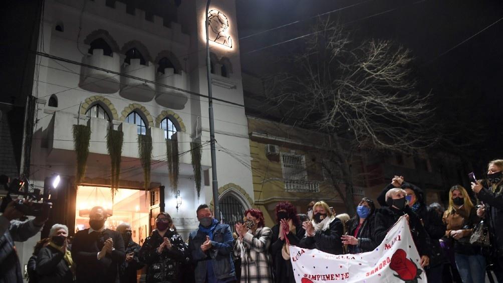 “Sandro iluminado” en Boedo