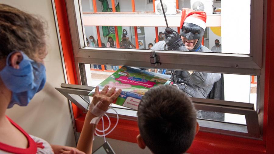 El hospital Garrahan tuvo su festejo de Navidad