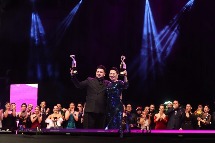 El obelisco fue el escenario de cierre del Mundial de Tango de Buenos Aires 