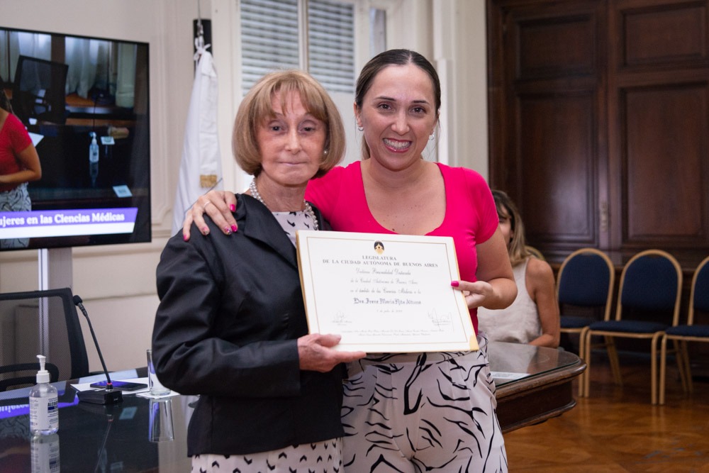 La Legislatura porteña reconoció como Personalidad Destacada a la cirujana Altuna