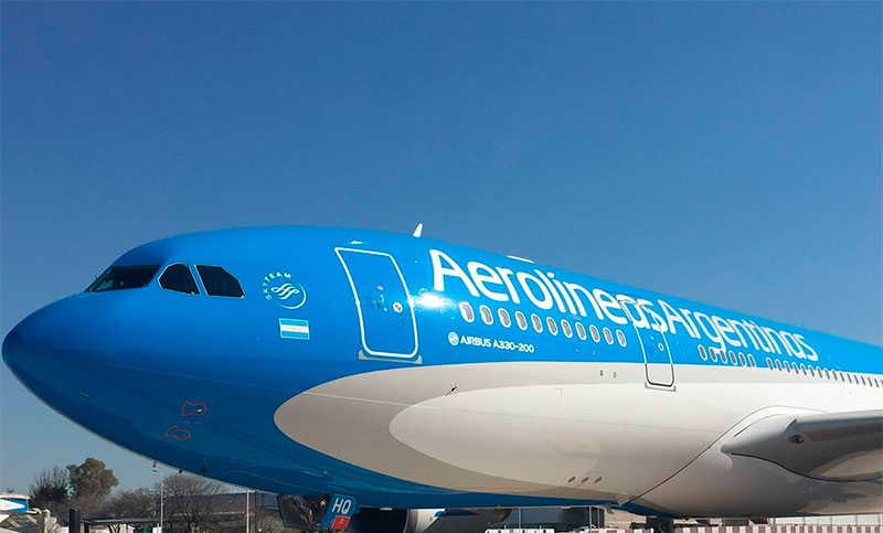 Aerolíneas Argentinas: aumento de pasajeros durante el fin de semana largo