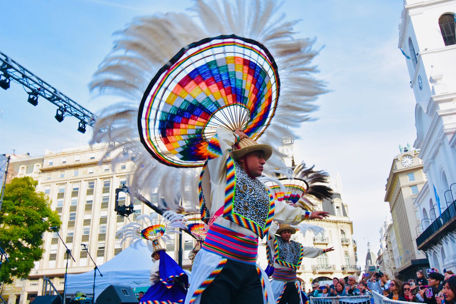 BA Celebra Bolivia tuvo un colorido encuentro de tradiciones y cultura en la Ciudad