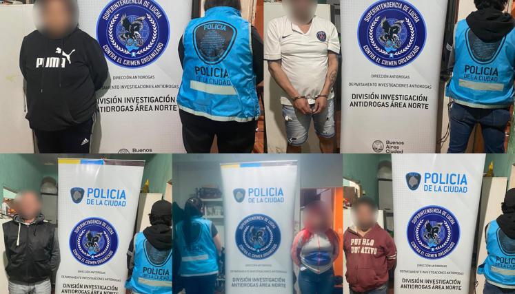 Cae una red de narcotraficantes en el Barrio 31 de Retiro