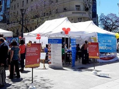 Campañas de donación voluntaria de sangre en la Ciudad durante abril